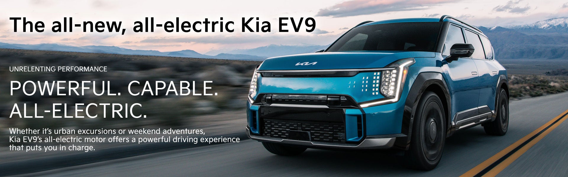 The All-New, All Electric Kia EV9